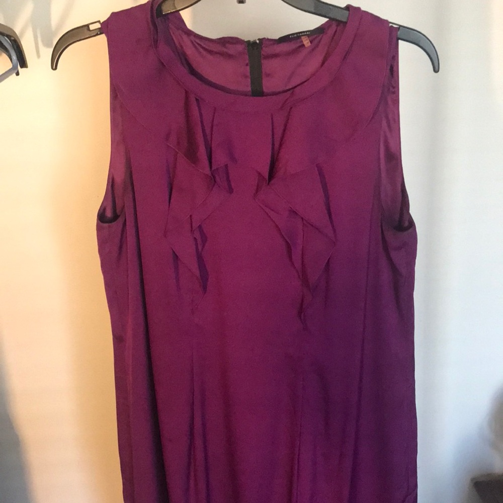 Ellie Tahari purple dress